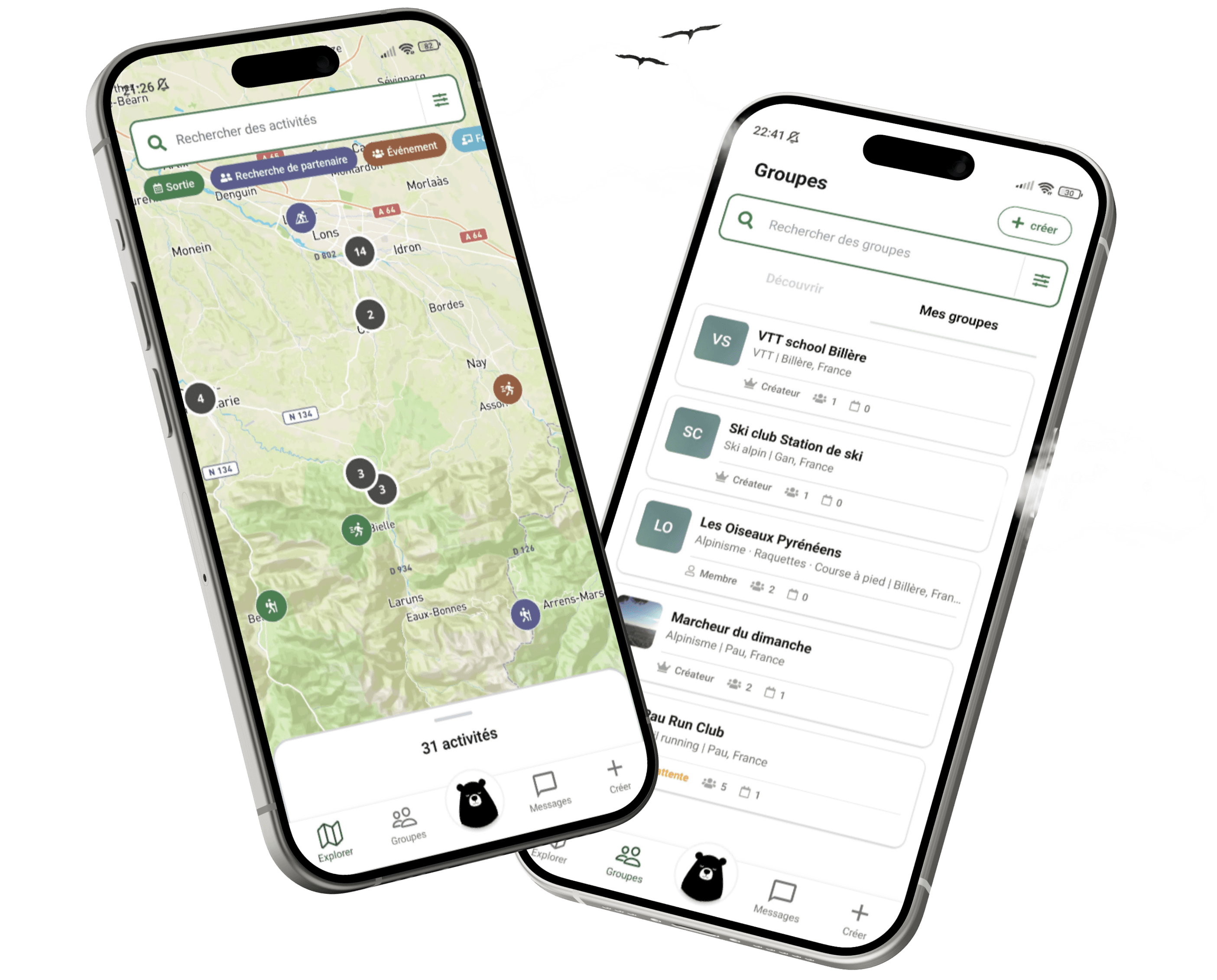 Ossau App - Activity Map